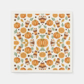 Herfst geïnspireerde papieren servetten (Voorkant)