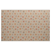 Herfst geïnspireerde pootafdruk katoenen stof per (Fat Quarter)