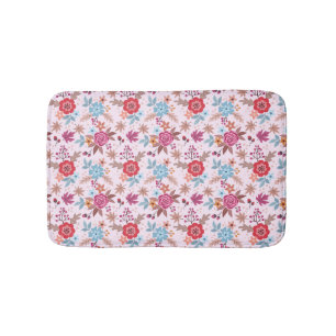 Herfst Geïnspireerde Rozen Patroon Print Badmat
