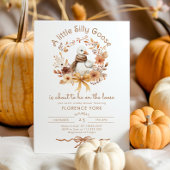 Herfst Gekke Goose QR code Baby shower Kaart