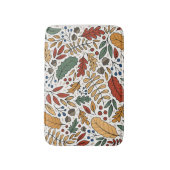 Herfst gekleurd blad vierkant ontwerp badmat (Voorkant Verticaal)