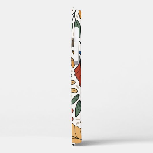 Herfst gekleurd blad vierkant ontwerp Case-Mate iPhone case (Achterkant / Links)