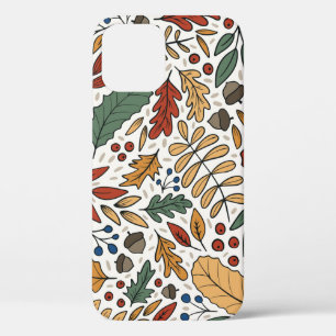Herfst gekleurd blad vierkant ontwerp Case-Mate iPhone case