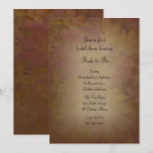 Herfst gekleurd Maple Leaves Vrijgezellenfeest Kaart (Voorkant / Achterkant)