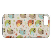 Herfst gekleurd patroonpatroon Case-Mate iPhone case (Achterkant (Horizontaal))
