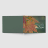 Herfst gekleurde bladeren Viering van het leven Me Gastenboek (Volledig)