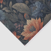Herfst gekleurde bloemen ontkoppeling Tissuepapier (Detail)