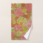 Herfst gekleurde handdoekset bad handdoek (Handdoek)