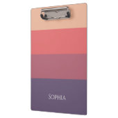 Herfst gekleurde strepen- klembord (Links)