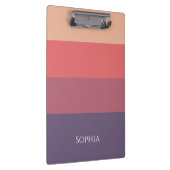 Herfst gekleurde strepen- klembord (Rechts)