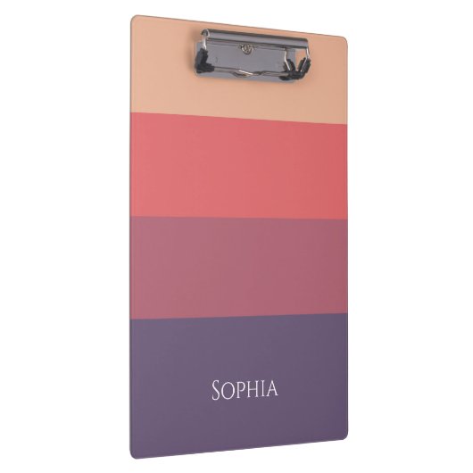 Herfst gekleurde strepen- klembord (Rechts)