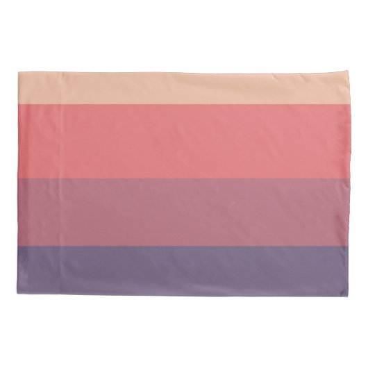 Herfst gekleurde strepen- kussensloop (Achterkant)