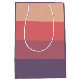 Herfst gekleurde strepen- medium cadeauzakje