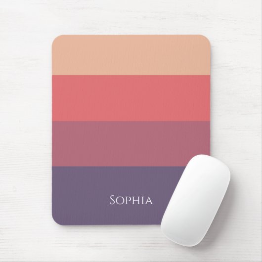 Herfst gekleurde strepen- muismat (Met muis)