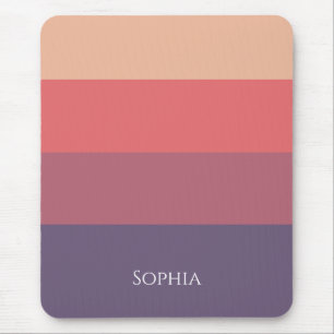 Herfst gekleurde strepen- muismat