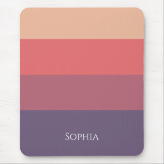 Herfst gekleurde strepen- muismat