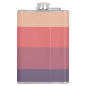 Herfst gekleurde strepen-sip in stijl dit najaar- heupfles (Achterkant)