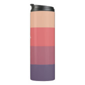 Herfst gekleurde strepen-sip in stijl dit najaar- thermosbeker (Geroteerd rechts)