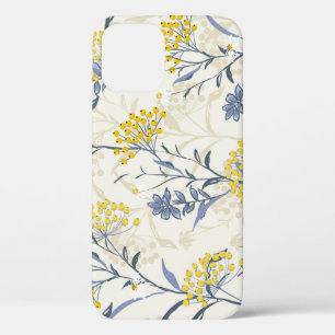 Herfst gele bessen bladeren, kleurrijk naadloos. Case-Mate iPhone case