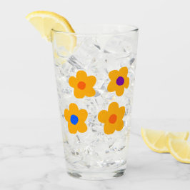 Herfst Gele Bloemen Glas