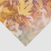 Herfst Gele Esdoornblad Tissuepapier (Detail)