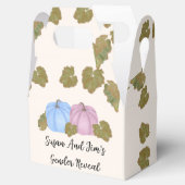 Herfst Gender Reveal Little Pumpkin Theme Bedankdoosjes (Geopend)