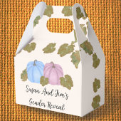 Herfst Gender Reveal Little Pumpkin Theme Bedankdoosjes