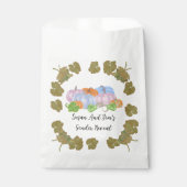 Herfst Gender Reveal Little Pumpkin Theme Bedankzakje (Voorkant)