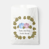 Herfst Gender Reveal Little Pumpkin Theme Bedankzakje (Voorkant)