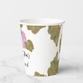 Herfst Gender Reveal Little Pumpkin Theme Papieren Bekers (Achterkant)