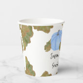 Herfst Gender Reveal Little Pumpkin Theme Papieren Bekers (Voorkant)