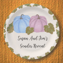 Herfst Gender Reveal Little Pumpkin Theme