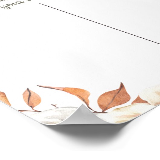 Herfst Genderkwesties openbaar maken Poster stemra (Hoek)