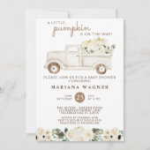  Herfst Genderneutraal Baby shower Kaart (Voorkant)