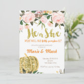 Herfst Genderonderzoek Uitnodiging (Staand voorkant)