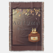 Herfst Gentle Evenings Blanket – Gezellige Herfst  Deken (Voorkant Verticaal)