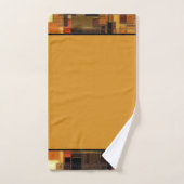 Herfst geometrische badhanddoekenset bad handdoek (Handdoek)