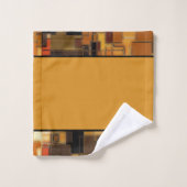 Herfst geometrische badhanddoekset bad handdoek (Wasdoekje)