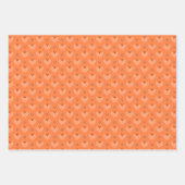 Herfst geometrische patroonset van wikkelpapier inpakpapier vel (Voorkant 2)