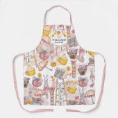 Herfst Gepersonaliseerde Hand geschilderde element Schort (Voorkant)