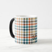 Herfst Geplaste kleuren voor aangepaste naam Magische Mok (Voorkant links)