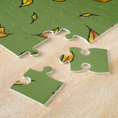 Herfst German Shepherd Dog (zwart-tan) Pumpkins Cu Legpuzzel (Zijkant)