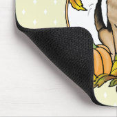 Herfst German Shepherd Dog (zwart-tan) Pumpkins Cu Muismat (Hoek)