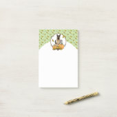 Herfst German Shepherd Dog (zwart-tan) Pumpkins Cu Post-it® Notes (Op bureau)