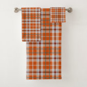 Herfst geruit bad handdoek (Insitu)