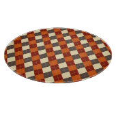 Herfst geruit dessin snijplank (Hoek)