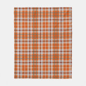 Herfst geruit fleece deken (Voorkant)