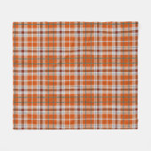 Herfst geruit fleece deken (Voorkant (Horizontaal))