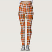 Herfst geruit leggings (Voorkant)