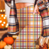 Herfst geruite patroon knus herfst leggings